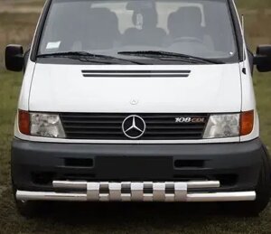 Передня захист ST015 (нерж.) для Mercedes Vito W638 1996-2003 років.