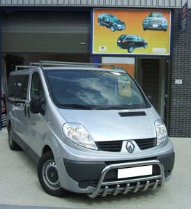 Кенгурятник для Renault Trafic 2001-2014, 2014+ Захист заднього бампера/дуги/пороги