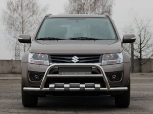 Кенгурятник ST-WT-15 (нерж.) для Suzuki Grand Vitara 2005-2014рр.