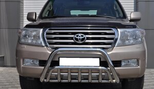 Кенгурятник для Toyota Land Cruiser 200 2007+ захист бампера дуги пороги