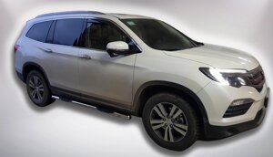 Бічний захист пороги труби Honda Pilot 2016+ кенгурятник захист бампера дуги пороги