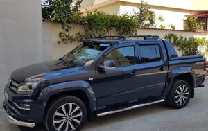 Бічні труби (2 шт., нерж) 70мм для Volkswagen Amarok