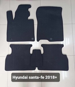 Килимки в салон EVA для Hyundai Santa Fe IV (2018)/Хюндай Санта фе 4