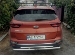 Захист заднього бампера Kia Sportage 2016+ кенгурятник дуги бічний захист пороги