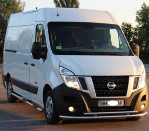 Захист переднього бампера Renault Master (10+)