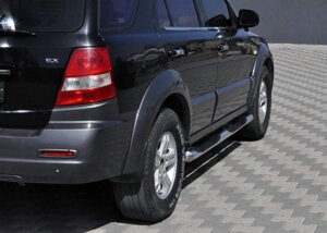 Бічні труби (2 шт., нерж.) для Kia Sorento 2002-2009 рр.