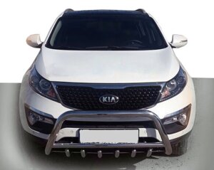 Кенгурятник WT003-1 (нерж.) для Kia Sorento XM 2009-2014рр.