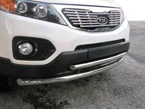 Передня нижня дуга (нерж) для Kia Sorento XM 2009-2014рр.