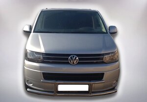 Захист бампера ВУС подвійний Volkswagen T5 2009-2015 кенгурятник захист задня дуги пороги