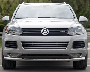 Передній захист ST008 (нерж) для Volkswagen Touareg 2002-2010 рр.