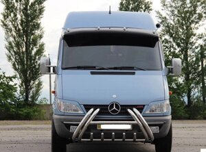 Кенгурятник для Mercedes Sprinter 1995-06, 2006-13, 2014+ Захист заднього бампера дуги пороги