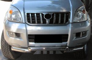 Захист переднього бампера ВУС Toyota Land Cruiser Prado 120 2002-2009 кенгурятник дуги пороги