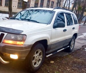 Бічний захист пороги труби Jeep Grand Cherokee 1995-2005 кенгурятник захист бампера дуги пороги