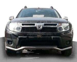 Передня захист ST012 (нерж.) для Dacia Duster 2008-2018 рр.