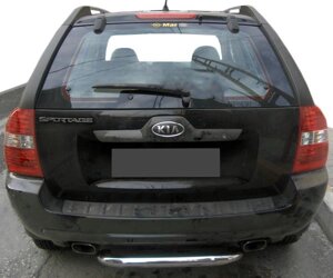 Задня дуга AK005 (нерж.) для Kia Sportage 2004-2010 рр.