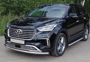 Кенгурник Hyundai Santa Fe (2013-) /e60 /ус одинарний