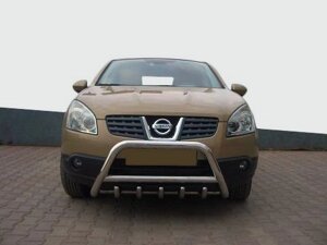 Кенгурятник WT003 (нерж.) 60 мм для Nissan Qashqai 2007-2010 рр.