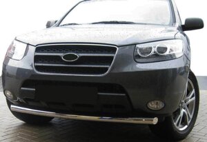 Передня захист ST008 (нерж.) для Hyundai Santa Fe 2 2006-2012рр.