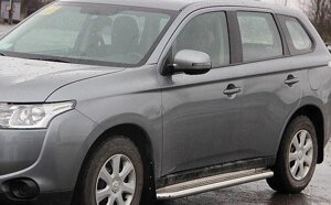 Пороги Mitsubishi Outlander 2012- /Ø50, тип С2