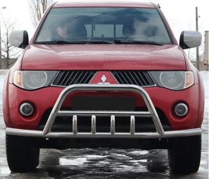 Захист переднього бампера - Кенгурятник Mitsubishi L 200 Triton (2006-2015)