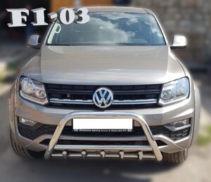 Кенгурятник для Volkswagen Amarok 2016+ захист заднього бампера дуги пороги