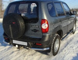 Задні куточки AK003 (2 шт., нерж) для Chevrolet Niva