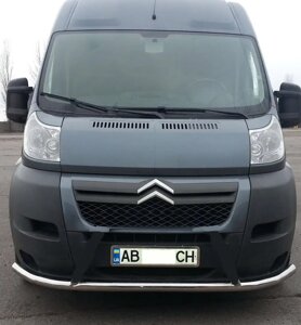 Передній захист для Citroen Jumper 2007 та 2014 мм.