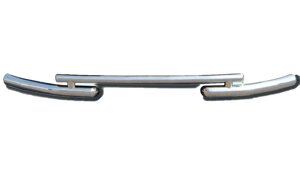 Захист переднього бампера (подвійна труба нержавіюча - подвійний вус) Kia Sorento UM (2014-2018) d60х1,6мм