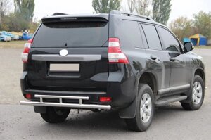 Захист заднього бампера Toyota Land Cruiser Prado 150 2009+ кенгурятник захист бампера дуги пороги