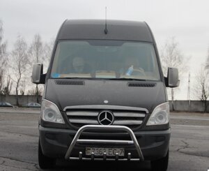 Кенгурятник для Mercedes Sprinter 2006-13, 1995-06, 2014+ Захист заднього бампера дуги пороги