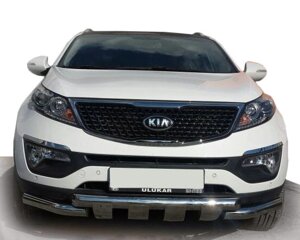 Передня захист ST009-15 (2013-2015, нерж.) для Kia Sorento XM 2009-2014рр.