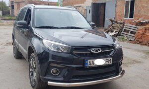 Захист переднього бампера ВУС Chery Tiggo 3 2014+ кенгурятник захист бампера дуги пороги