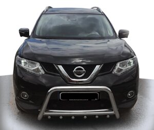 Кенгурятник WT003 (нерж) для Nissan X-trail T32 / Rogue 2014 мм.