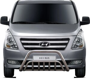 Кенгурятник WT002 (нерж) для Hyundai H200, H1, Starex 2008 мм.