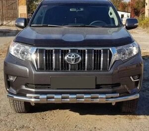 Захист переднього бампера - Кенгурятник Toyota Land Cruiser Prado 150 (17+)