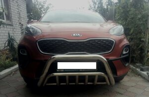 Кенгурятник для Kia Sportage 2016+ захист заднього бампера дуги пороги