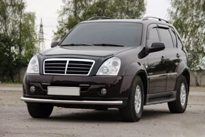 Передня захист ST008 (нерж) для SsangYong Rexton I 2001-2017 рр.