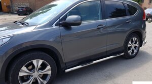 Бічний захист пороги труби Honda CR-V 2012-2015 кенгурятник захист бампера дуги пороги