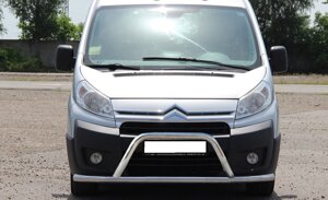 Кенгурятник + ВУС для Citroen Jumpy 2007+ 95-07 16+ захист заднього бампера дуги пороги