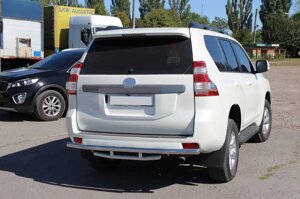 Захист заднього бампера Toyota Land Cruiser Prado 150 2009+ кенгурятник захист бампера дуги пороги