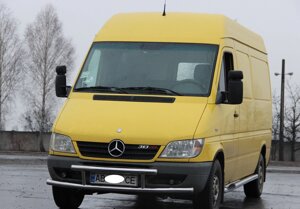 Кенгурятник для Mercedes Sprinter 1995-06, 2006-13, 2014+ Захист заднього бампера дуги пороги