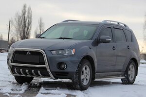 Кенгурятник WT Special (нерж.) для Mitsubishi Outlander 2006-2012рр.