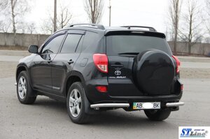 Защита заднего бампера Toyota Rav 4 (2006-2012)