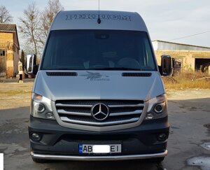 Захист бампера ВУС одинарний Mercedes Sprinter 2014+, 2006-13, 1995-06 кенгурятник захист задня дуги пороги