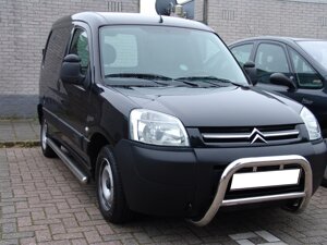 Кенгурятник для Citroen Berlingo 98-08, 08+ захист заднього бампера дуги пороги