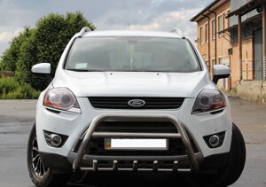 Кенгурятник для Ford Kuga 2008-12, 2013+, 2017+ захист заднього бампера дуги пороги