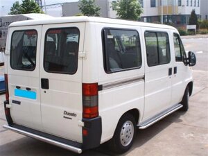 Захист заднього бампера ВУС одинарний Fiat Ducato 1994-2006 2007+ кенгурятник дуги бічний захист пороги