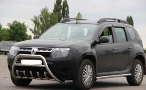 Кенгурятник для Renault Duster 2010-2018 2018+ захист бампера дуги пороги