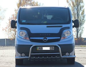 Захист переднього бампера - Кенгурятник Renault Trafic (01-14)