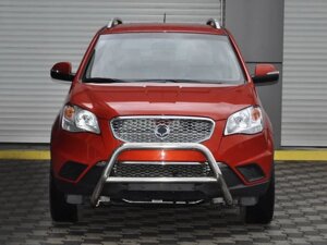 Кенгурятник WT005 (нерж.) для SsangYong Korando 2010-2019